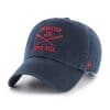Boston Red Sox 47 Brand Navy Red Crossing Bats Clean Up Adjustable Hat