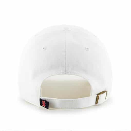 Boston Red Sox 47 Brand White Clean Up Adjustable Hat - Image 2