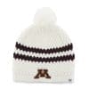 Minnesota Golden Gophers Women's 47 Brand White Kendall Beanie Hat