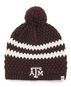 Texas A&M Aggies Women's 47 Brand Dark Maroon Kendall Beanie Hat