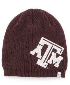 Texas A&M Aggies Women's 47 Brand Sparkle Dark Maroon Beanie Hat