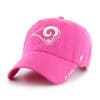 Los Angeles Rams Women's 47 Brand Pink Clean Up Hat