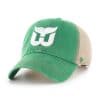 Hartford Whalers 47 Brand Trawler Vintage Green Clean Up Adjustable Hat