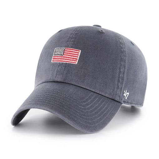USA Flag 47 Brand Vintage Navy Clean Up Adjustable Hat