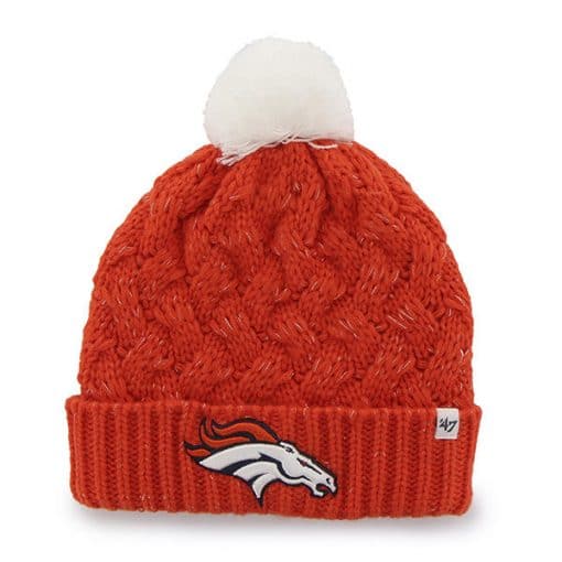 Denver Broncos 47 Brand Orange Fiona Cuff Knit Women's Hat