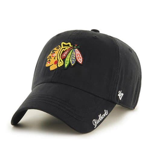 Chicago Blackhawks 47 Brand Women's Miata Black Hat