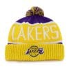 Los Angeles Lakers 47 Brand Calgary Cuff Knit Purple Hat