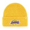 Los Angeles Lakers 47 Brand Yellow Brain Freeze Cuff Knit Hat