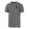 New York Yankees Men's 47 Brand NY Gray Fieldhouse T-Shirt Tee