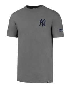 New York Yankees Men's 47 Brand NY Gray Fieldhouse T-Shirt Tee