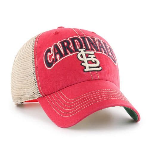 St. Louis Cardinals Tuscaloosa Clean Up Vintage Red 47 Brand Adjustable Hat