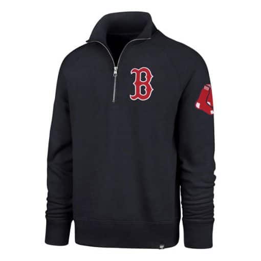 Boston Red Sox 47 Brand Men's Navy 1/4 Zip Pullover