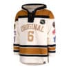 Original Six Men's 47 Brand Cream Vintage Pullover Jersey Hoodie