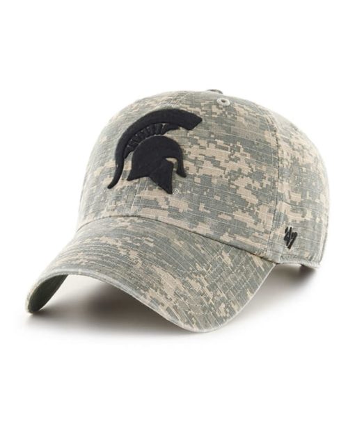 Michigan State Spartans 47 Brand Digital Camo Clean Up Adjustable Hat