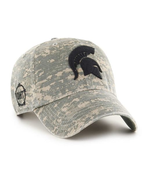 Michigan State Spartans 47 Brand Digital Camo Clean Up Hat