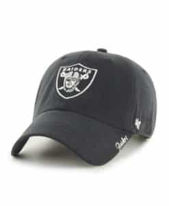 Las Vegas Raiders Women's 47 Brand Black Miata Clean Up Adjustable Hat
