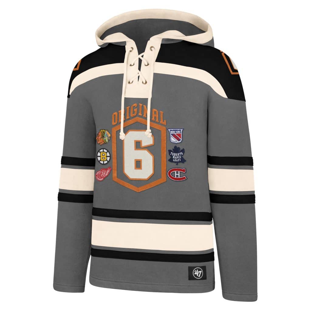 Download Original Six SMALL Men's 47 Brand Gray Pullover Jersey ...