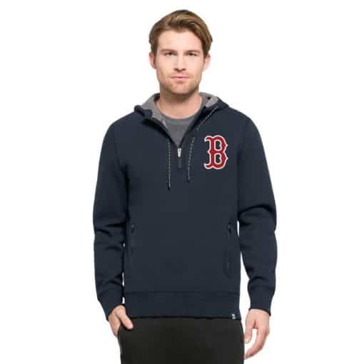Boston Red Sox 47 Brand Men's Navy Compete Pullover Hoodie