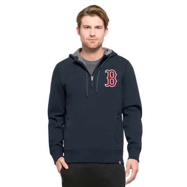 Boston Red Sox Men's MEDIUM 47 Brand Navy Compete Pullover Hoodie ...