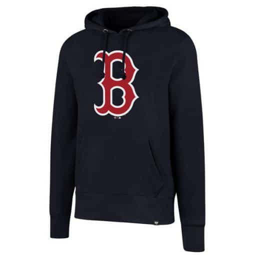 Boston Red Sox Men's 47 Brand Navy Headline Pullover Hoodie
