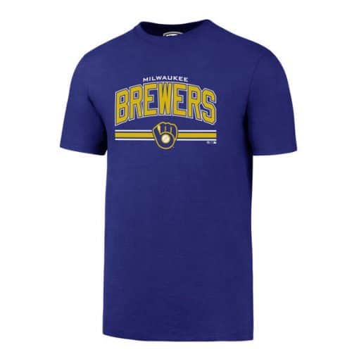 Milwaukee Brewers Men's 47 Brand Blue Rival T-Shirt Tee