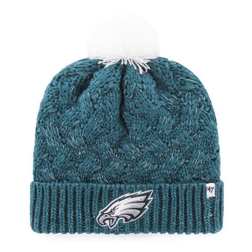 Philadelphia Eagles INFANT / TODDLER 47 Brand Green Fiona Cuff Knit Hat