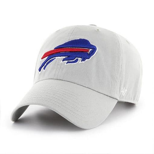 Buffalo Bills 47 Brand Clean Up Gray Adjustable Hat
