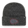 Kansas City Chiefs 47 Brand Black Brain Freeze Cuff Knit Hat
