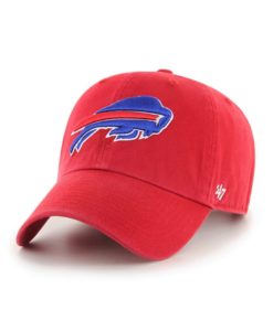 Buffalo Bills 47 Brand Red Clean Up Adjustable Hat