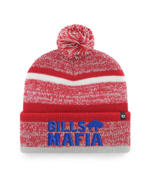 Buffalo Bills 47 Brand Mafia Classic Red Cuff Knit Hat