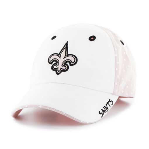 New Orleans Saints TODDLER Girls 47 Brand Pink White Adjustable Hat