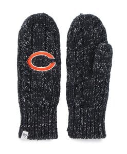 Chicago Bears 47 Brand Women's Navy Fiona Knit Mittens