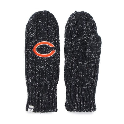 Chicago Bears 47 Brand Women's Navy Fiona Knit Mittens