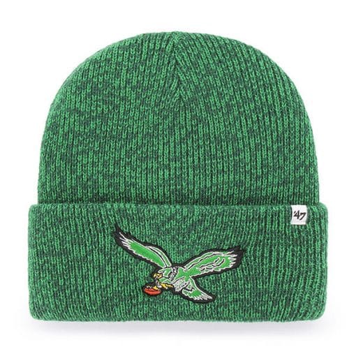 Philadelphia Eagles 47 Brand Green Legacy Brain Freeze Cuff Knit Hat