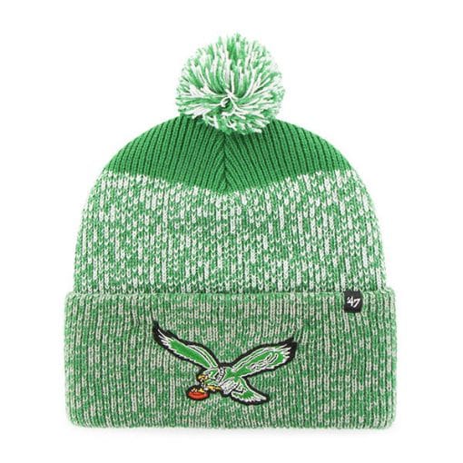 Philadelphia Eagles 47 Brand Green Classic Static Cuff Knit Hat