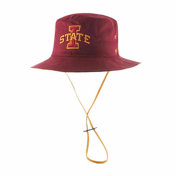 Iowa State Cyclones 47 Brand Cardinal Red Bucket Hat - Detroit Game Gear