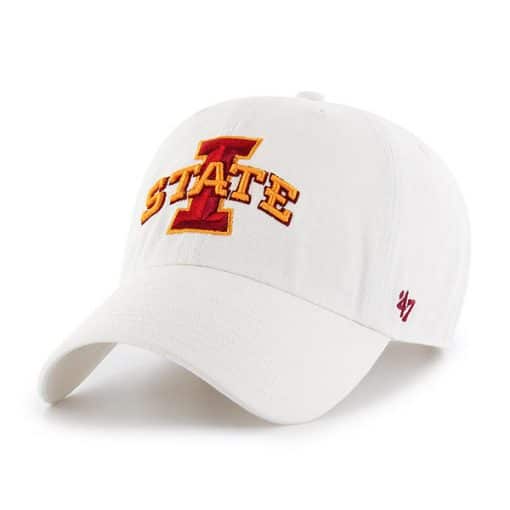 Iowa State Cyclones 47 Brand White Clean Up Hat