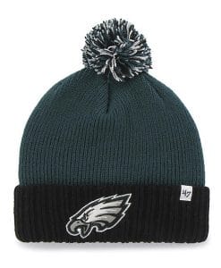 Philadelphia Eagles 47 Brand YOUTH Dunston Pacific Green Cuff Knit Hat