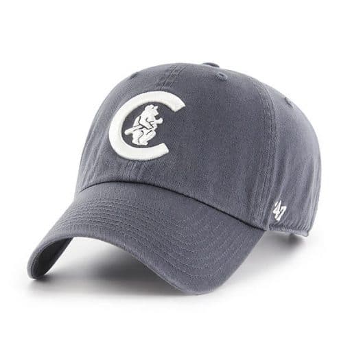 Chicago Cubs 47 Brand Vintage Navy Cooperstown Clean Up Adjustable Hat