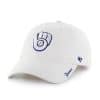 Milwaukee Brewers Women's 47 Brand White Miata Clean Up Hat