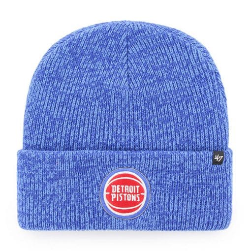 Detroit Pistons 47 Brand Royal Brain Freeze Cuff Knit Hat