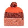 Chicago Bears 47 Brand Orange Static Cuff Knit Hat