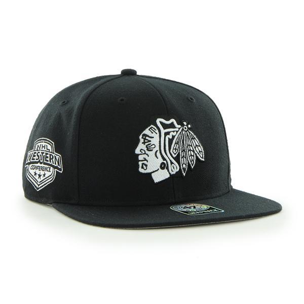 white blackhawks hat