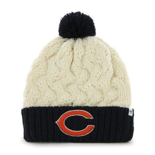 Chicago Bears Women's 47 Brand Natural Matterhorn Cuff Knit Hat