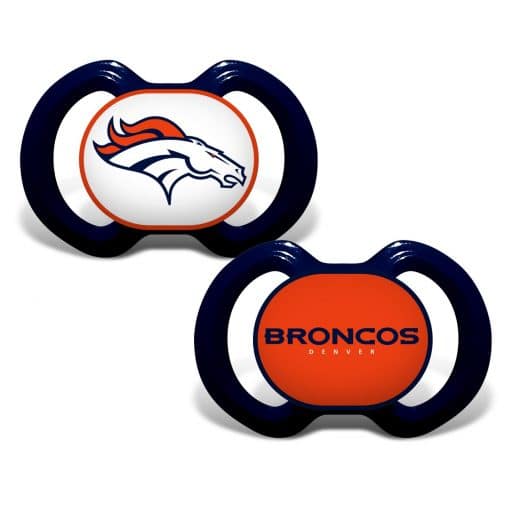 Denver Broncos Navy Pacifier 2 Pack