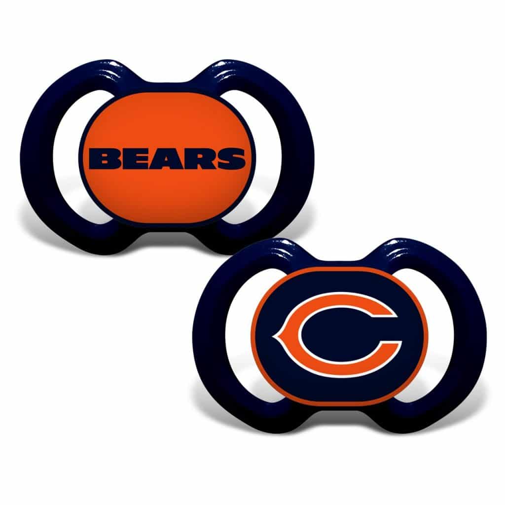 Chicago Bears Navy Baby Pacifier 2 Pack - Detroit Game Gear