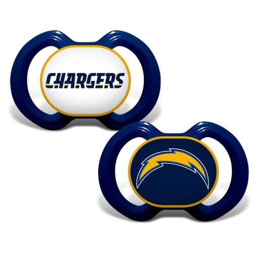 Los Angeles Chargers Blue Pacifier 2 Pack