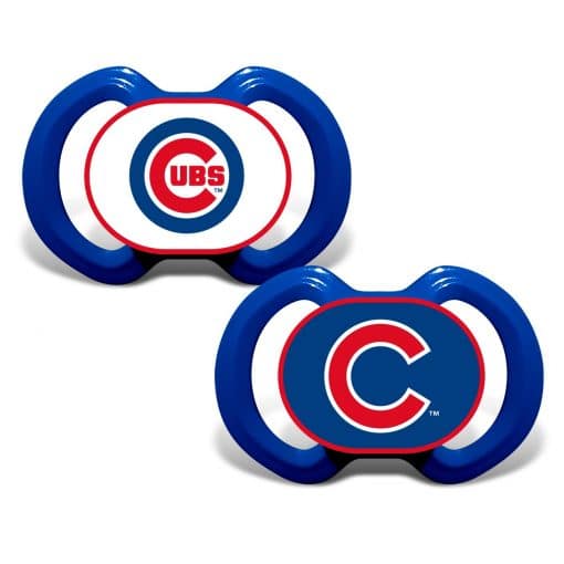 Chicago Cubs Blue Pacifier 2 Pack