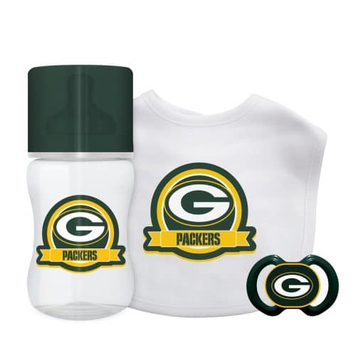 Green Bay Packers Green Baby Gift Set 3 Piece
