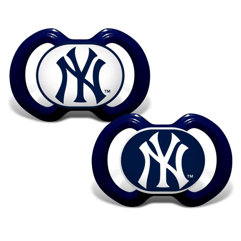 New York Yankees Navy Pacifier 2 Pack - Detroit Game Gear